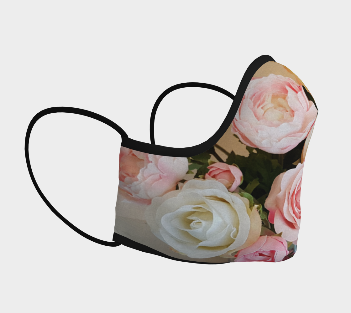 Aperçu de masque de protection bouquet de roses #3
