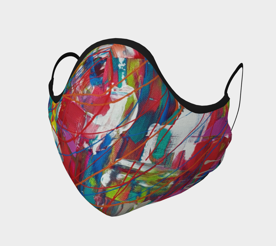 Aperçu de Masque de protection artistique toile acrylique #1