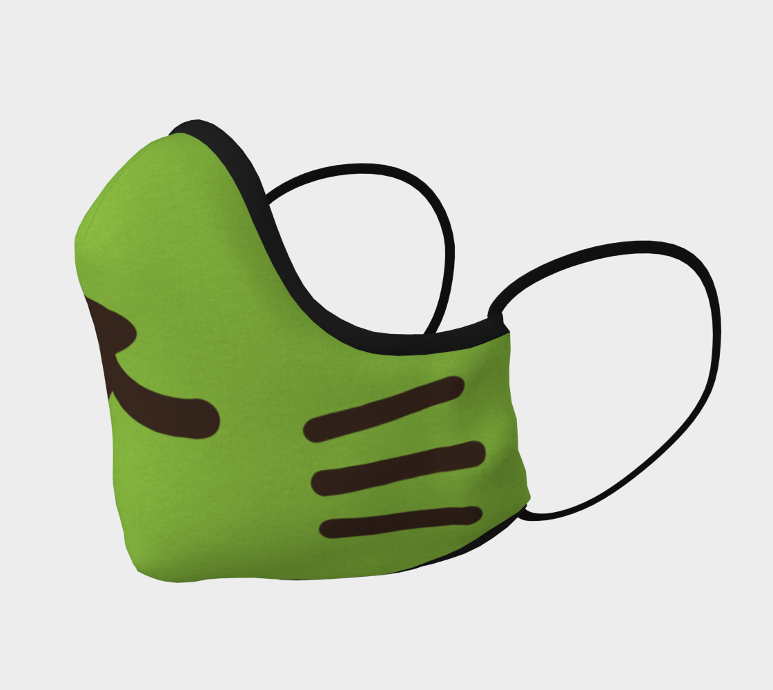 Cat Bean Mouth Face Mask preview #2