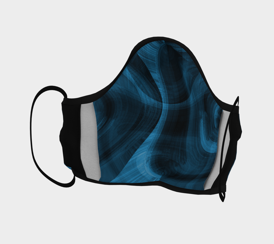 Bluish Black Hole Face Covering preview #4