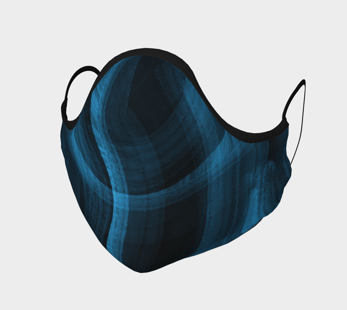 Bluish Black Hole Face Covering preview #1