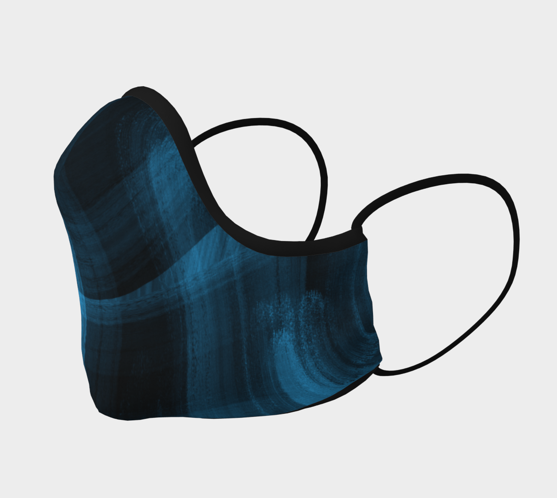 Bluish Black Hole Face Covering preview #2