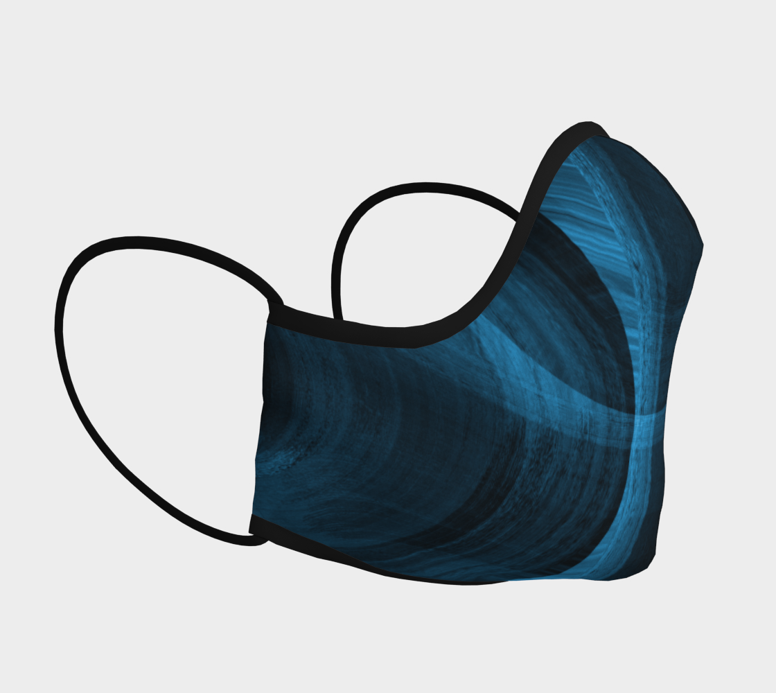 Bluish Black Hole Face Covering preview #3