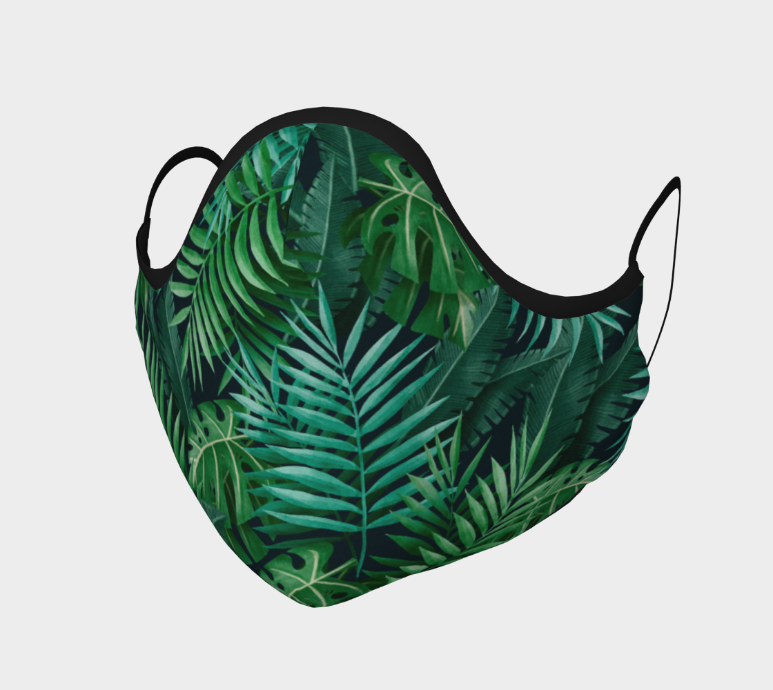 Exotic Jungle Green Leaves preview
