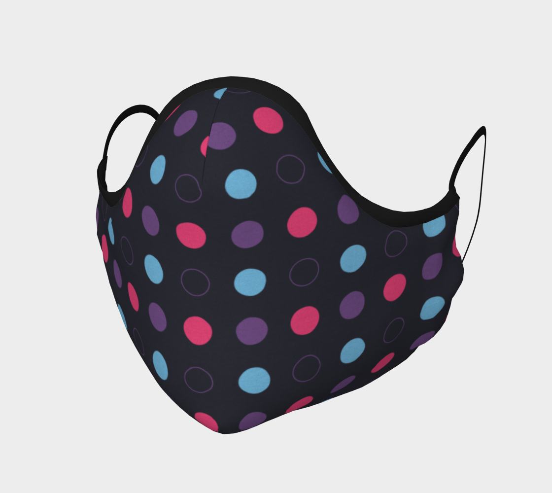 Aperçu de Disco Dots Face Covering #1