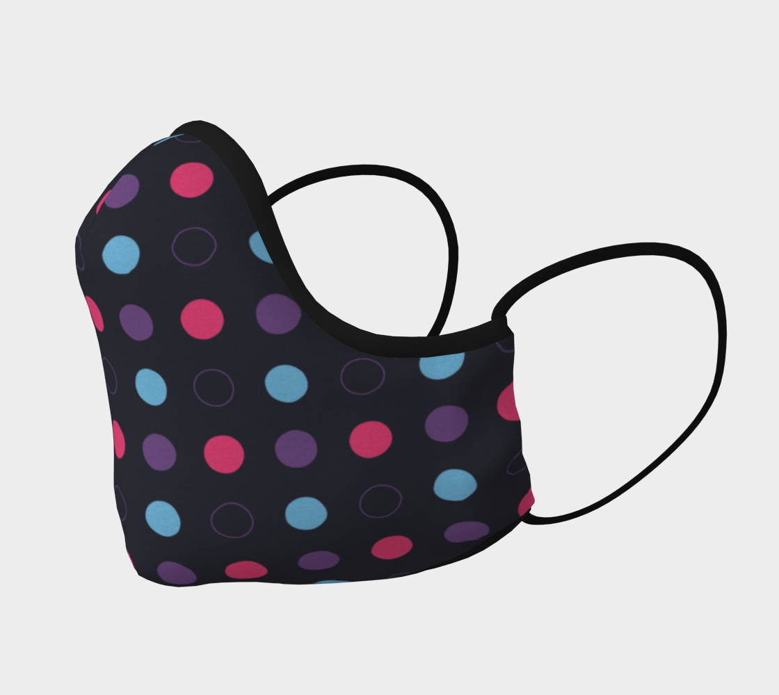 Aperçu de Disco Dots Face Covering #2