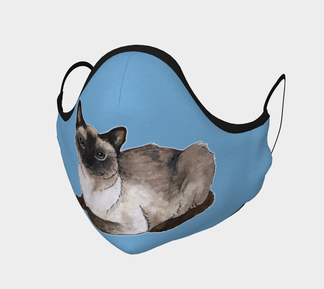 Siamese cat Face Covering preview