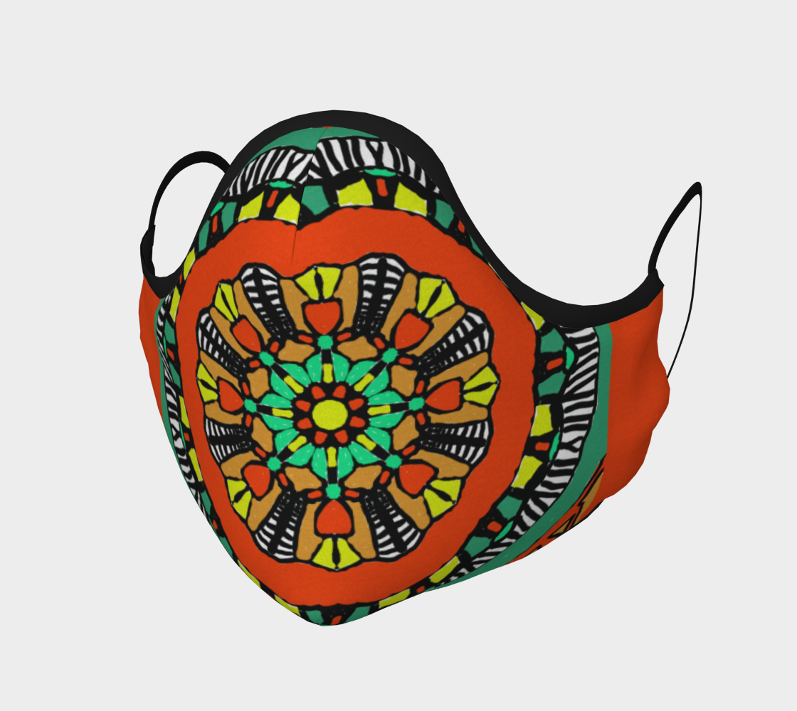 Mandala Face Cover Mask preview