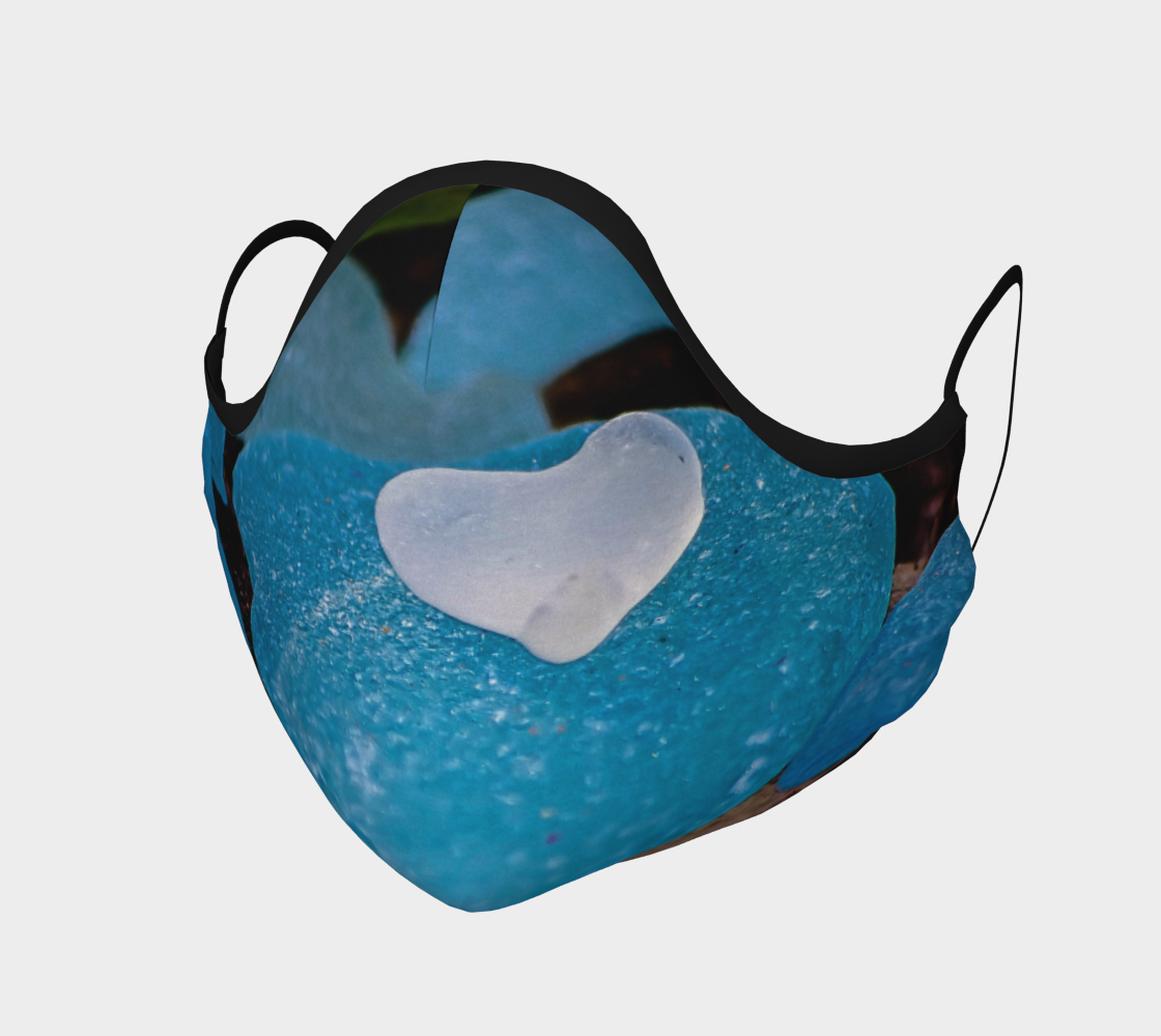 SeaGlass Heart in Blue preview