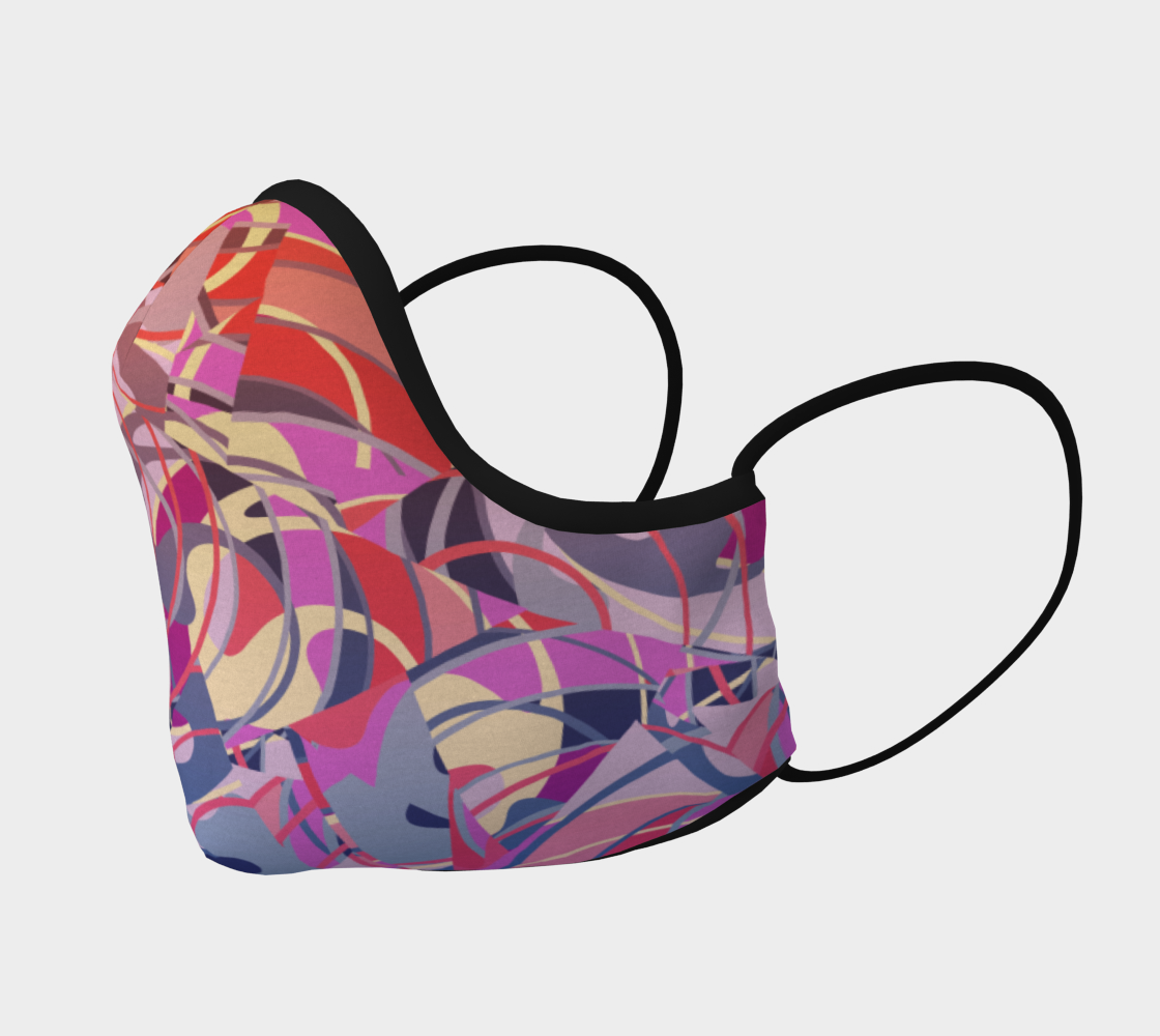 Violet Lavender Abstract Tangles preview #2