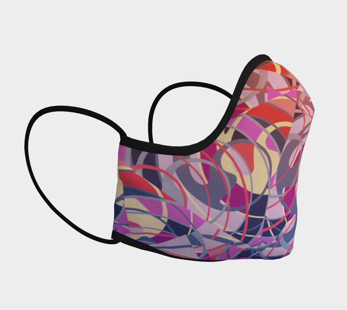 Violet Lavender Abstract Tangles preview #3