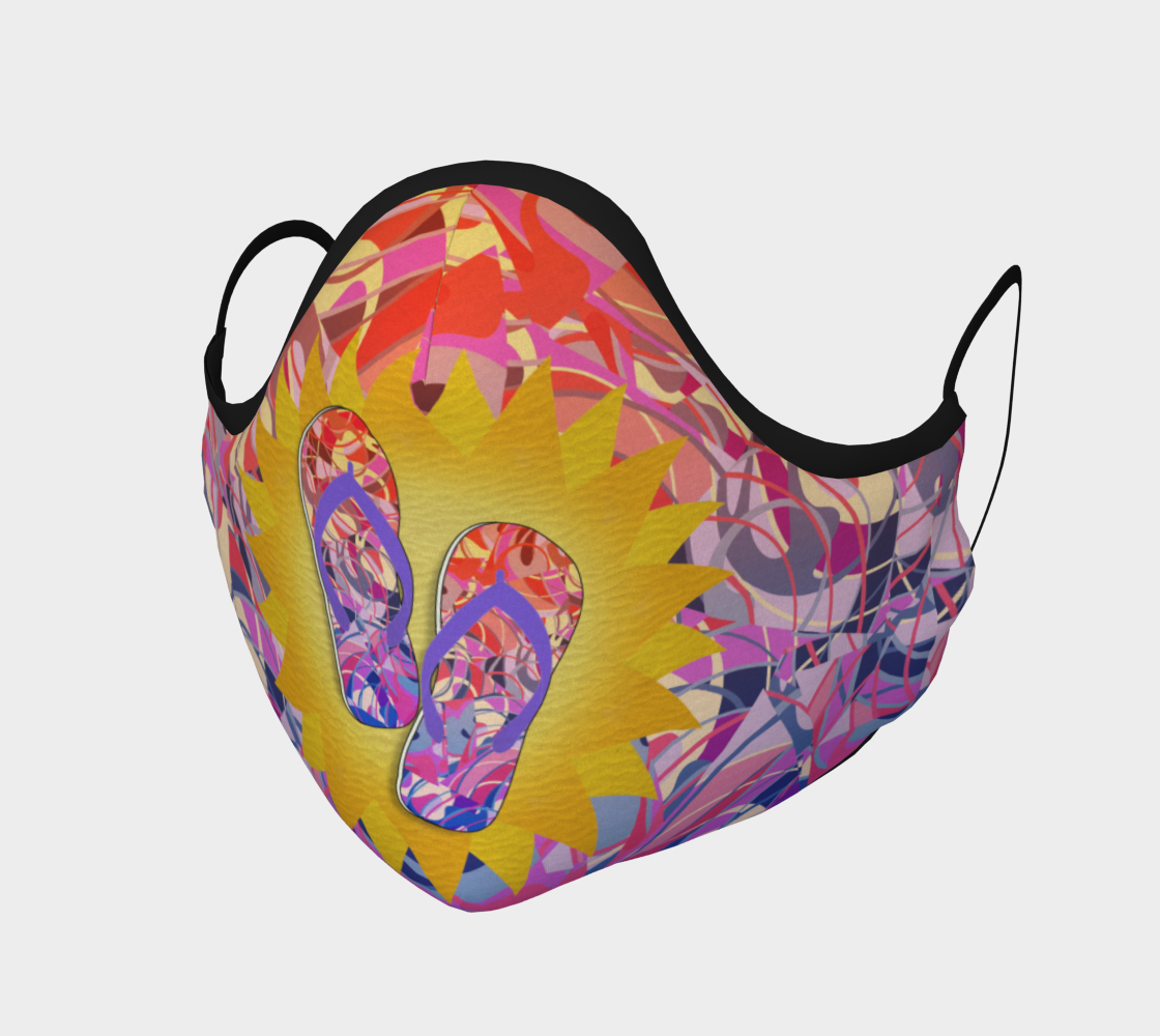 Violet Lavender Flip Flops Tangles preview #1