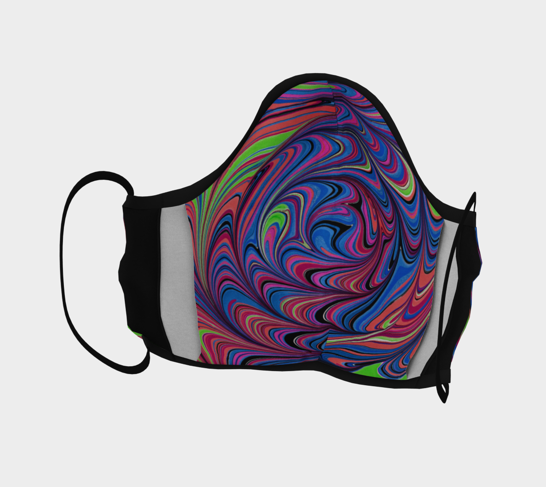 Aperçu de Masque marbling tourbillon Julie Lafaille #4