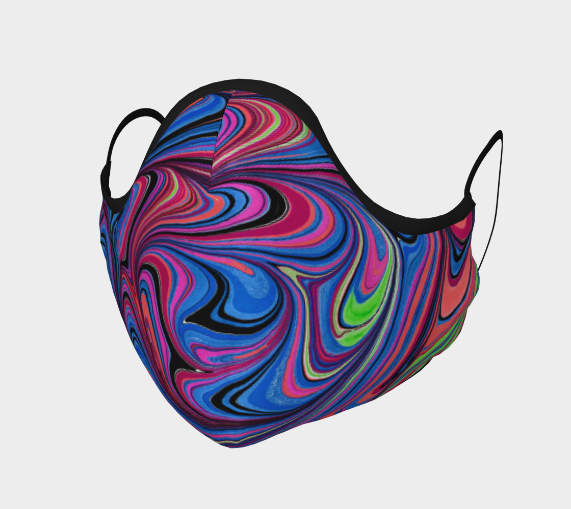 Aperçu de Masque marbling tourbillon Julie Lafaille #1