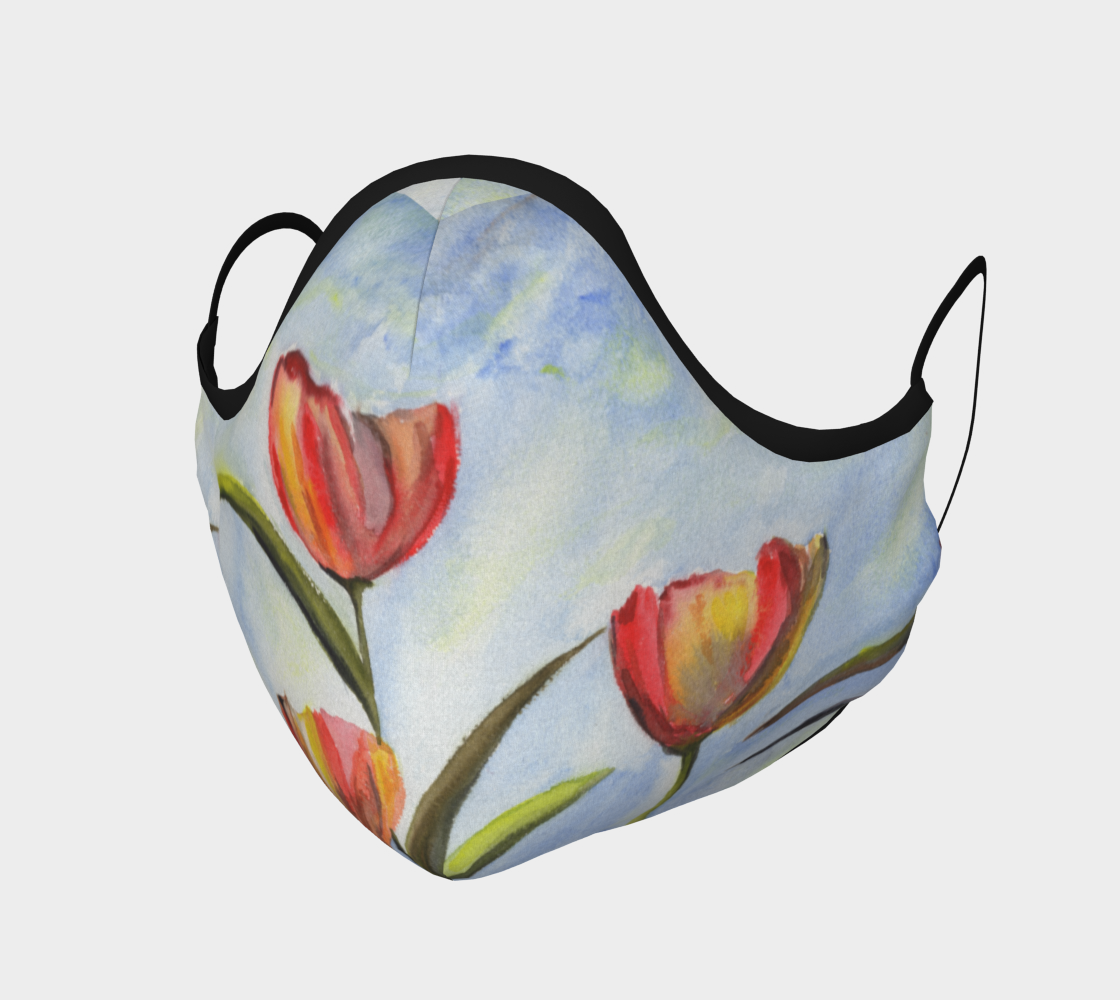Tulips Cloth Mask aperçu