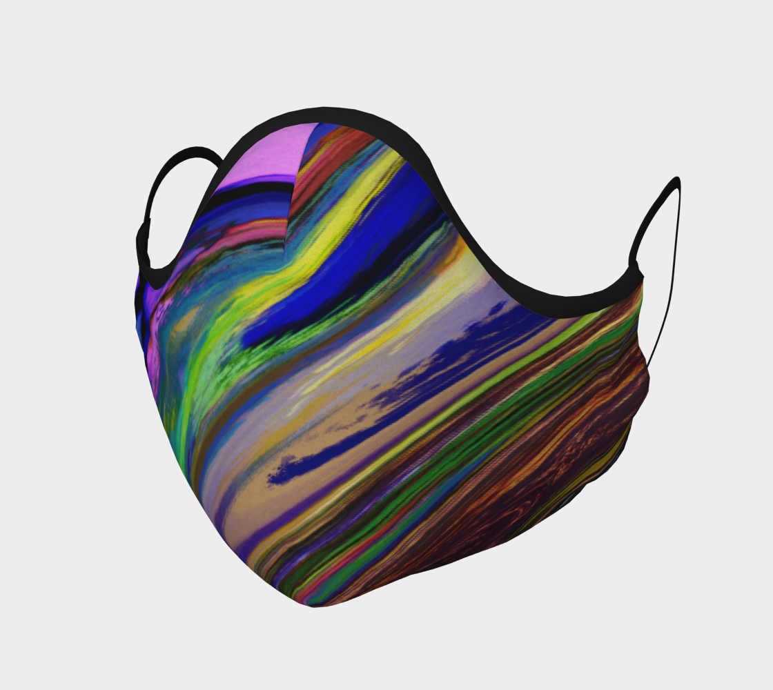 Painted Swirls with purple preview #1