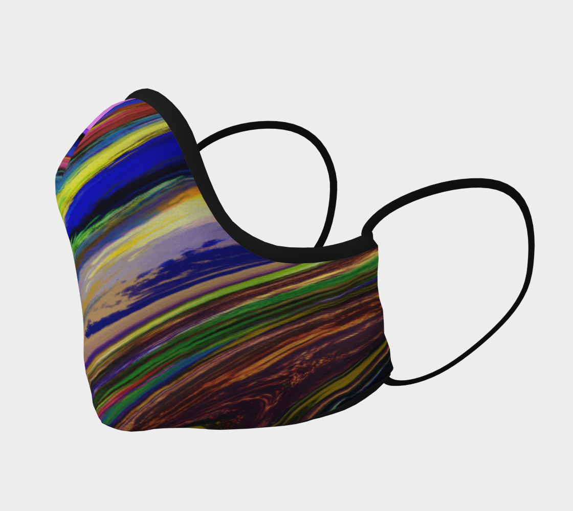 Painted Swirls with purple preview #2