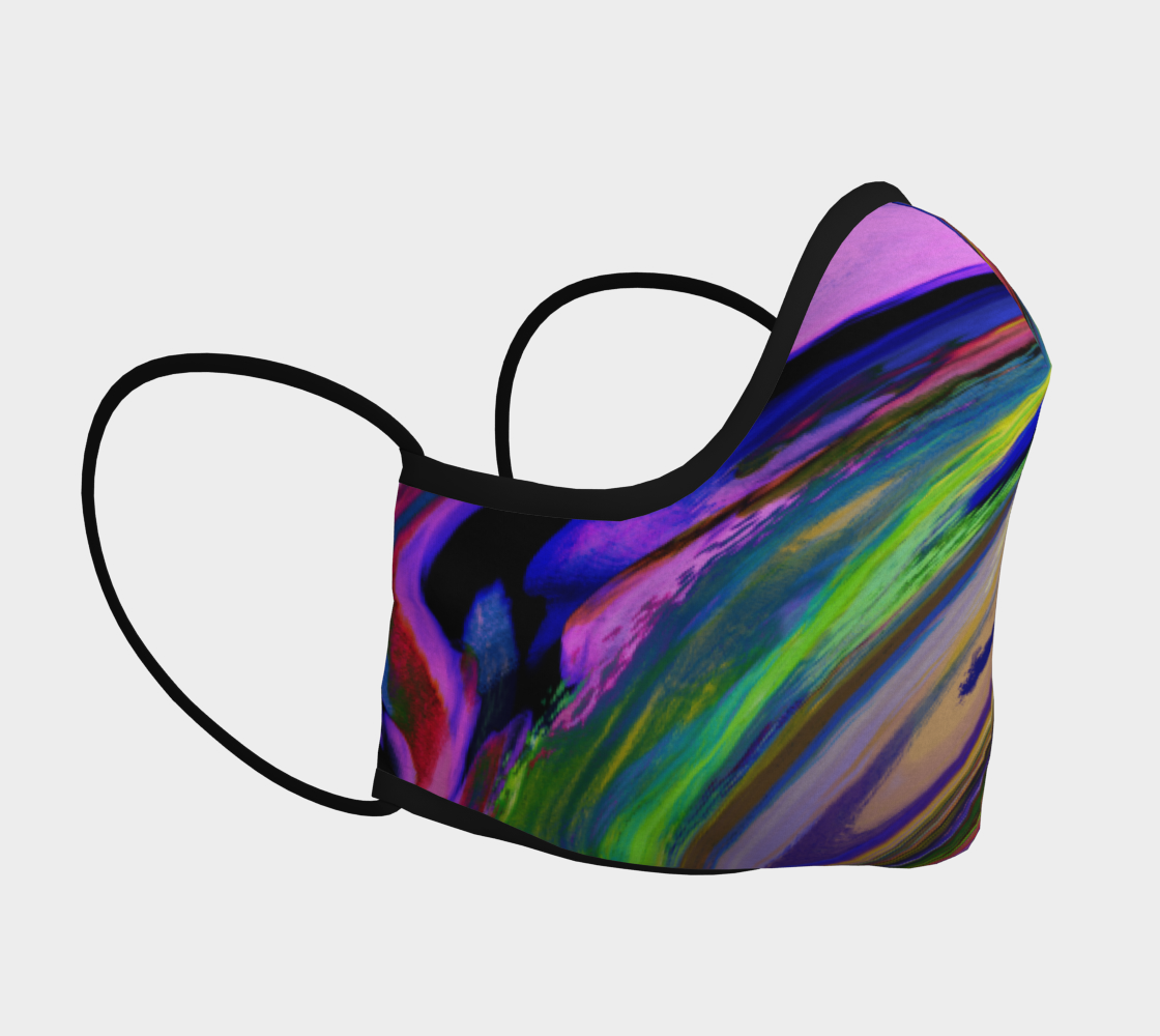 Painted Swirls with purple preview #3