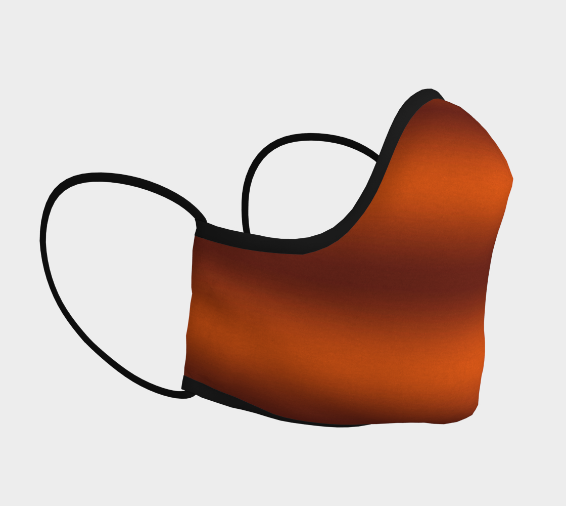 Face Mask Two Tone Burnt Orange, AOWSGD preview #3