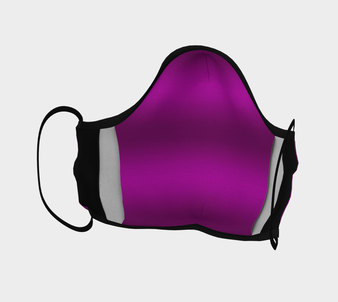 Face Mask Two Tone Magenta Purple, AOWSGD preview #4