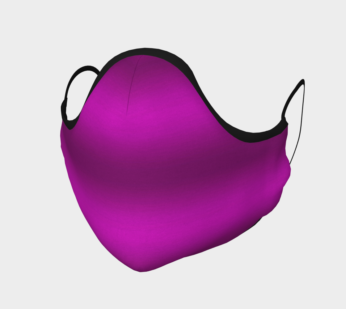Face Mask Two Tone Magenta Purple, AOWSGD preview #1