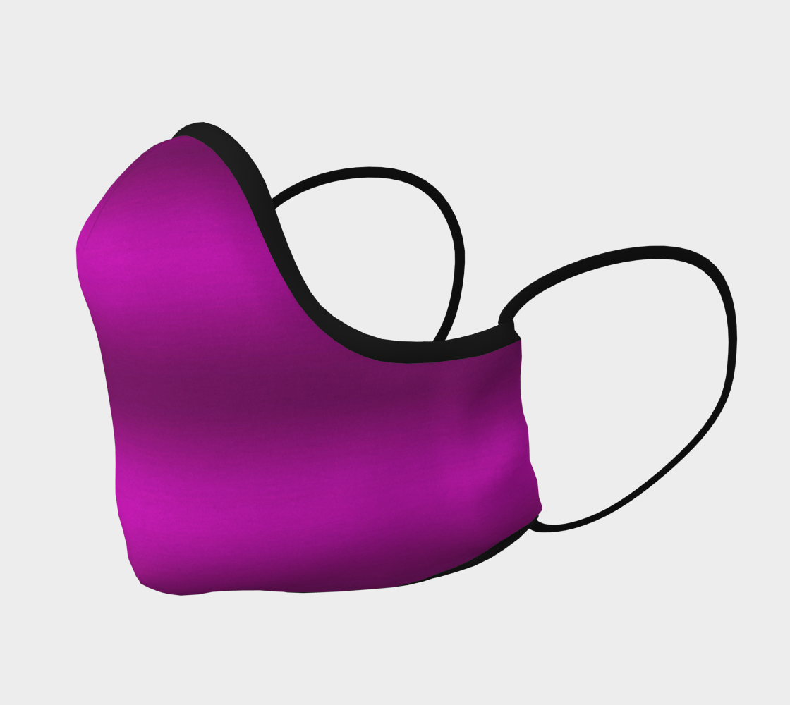 Face Mask Two Tone Magenta Purple, AOWSGD preview #2