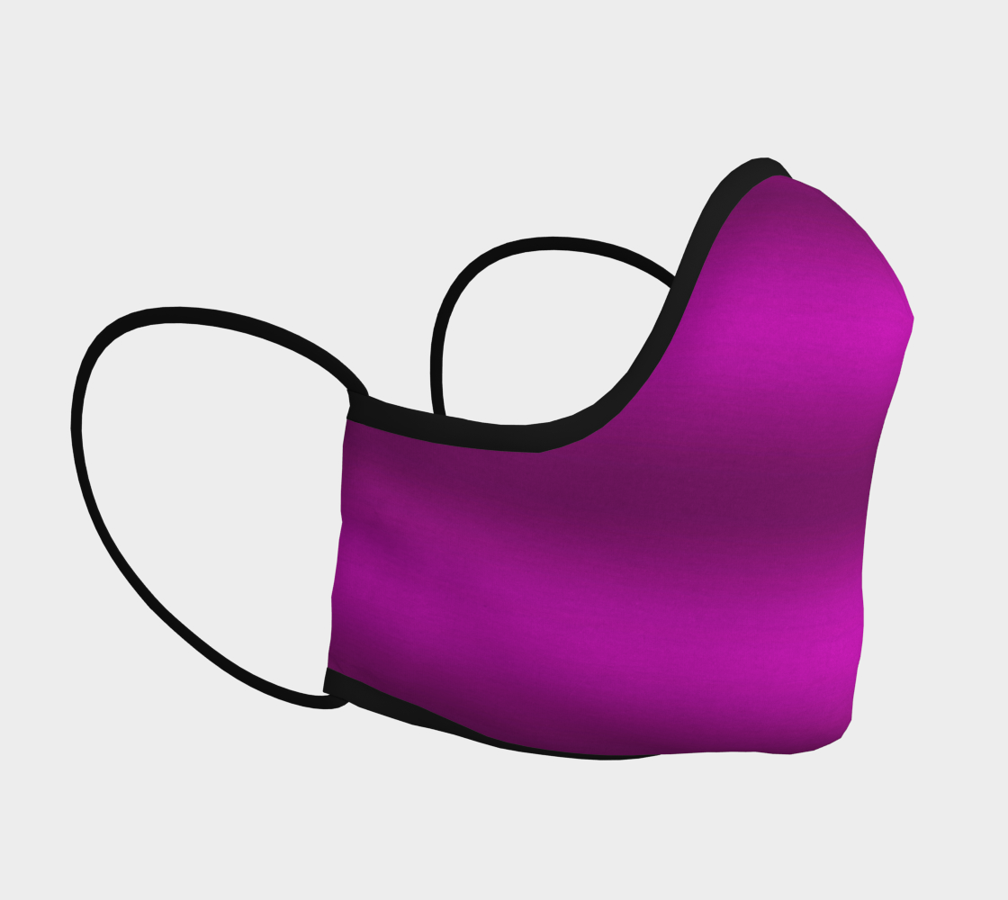 Face Mask Two Tone Magenta Purple, AOWSGD preview #3
