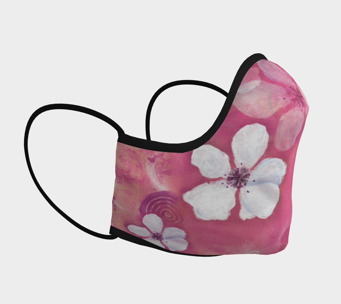 Pink Painted Flowers and Swirls preview #3