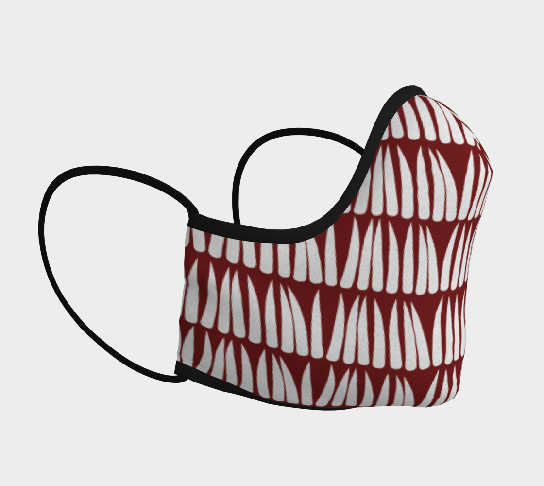 red dentillium mask preview #3
