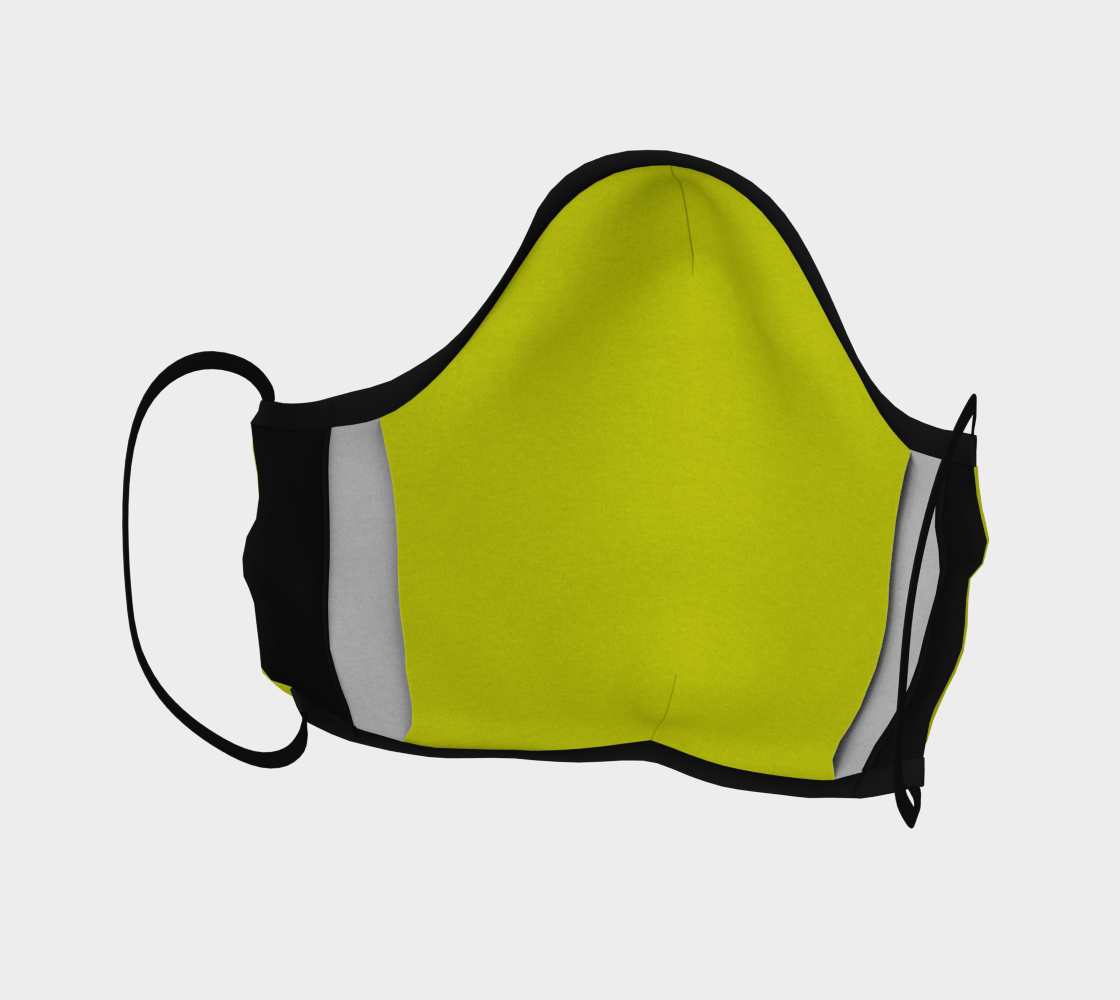 Face Mask Bright Neon Yellow, AOWSGD preview #4