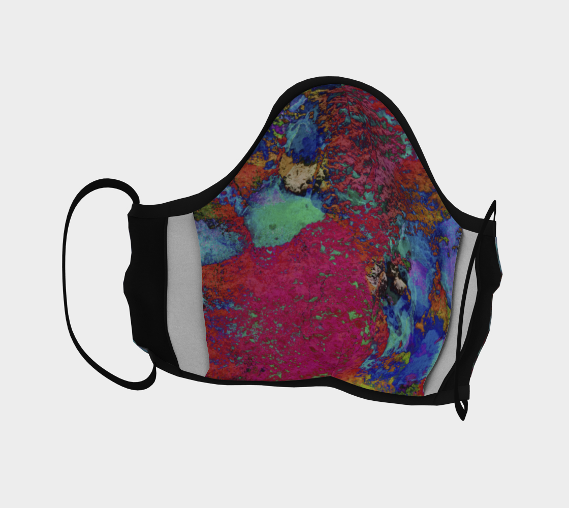 Paw Prints Colour Explosion Face Covering preview #4