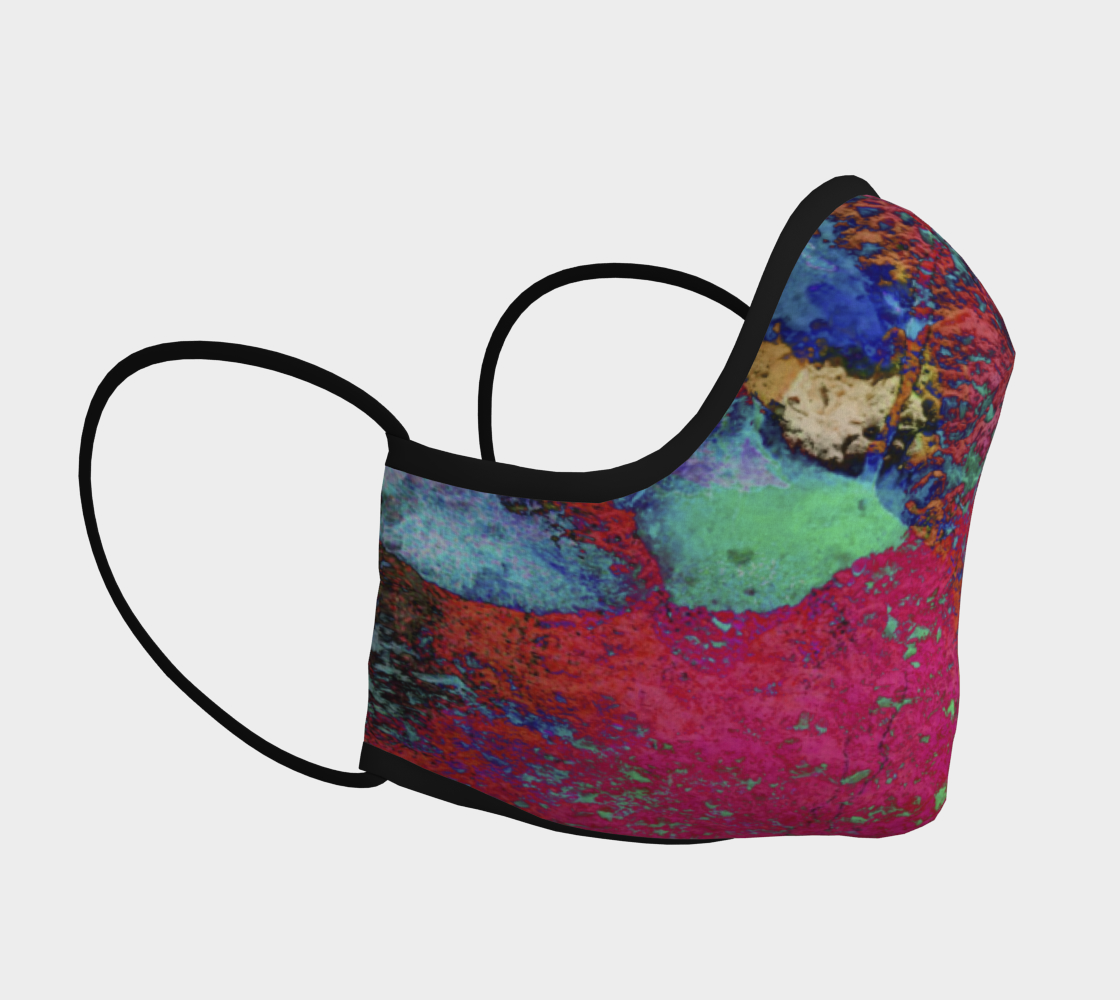Paw Prints Colour Explosion Face Covering preview #3