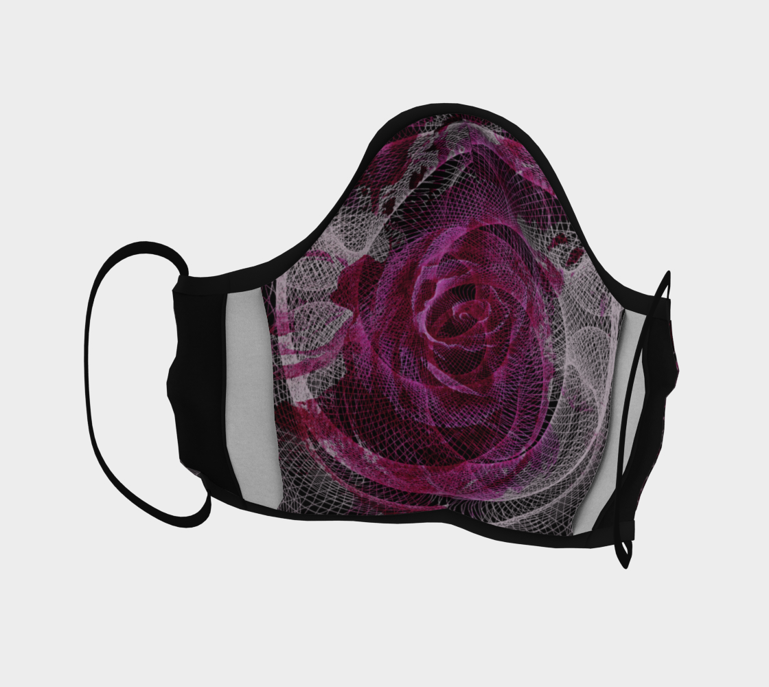 Rose Spiral Face Covering preview #4
