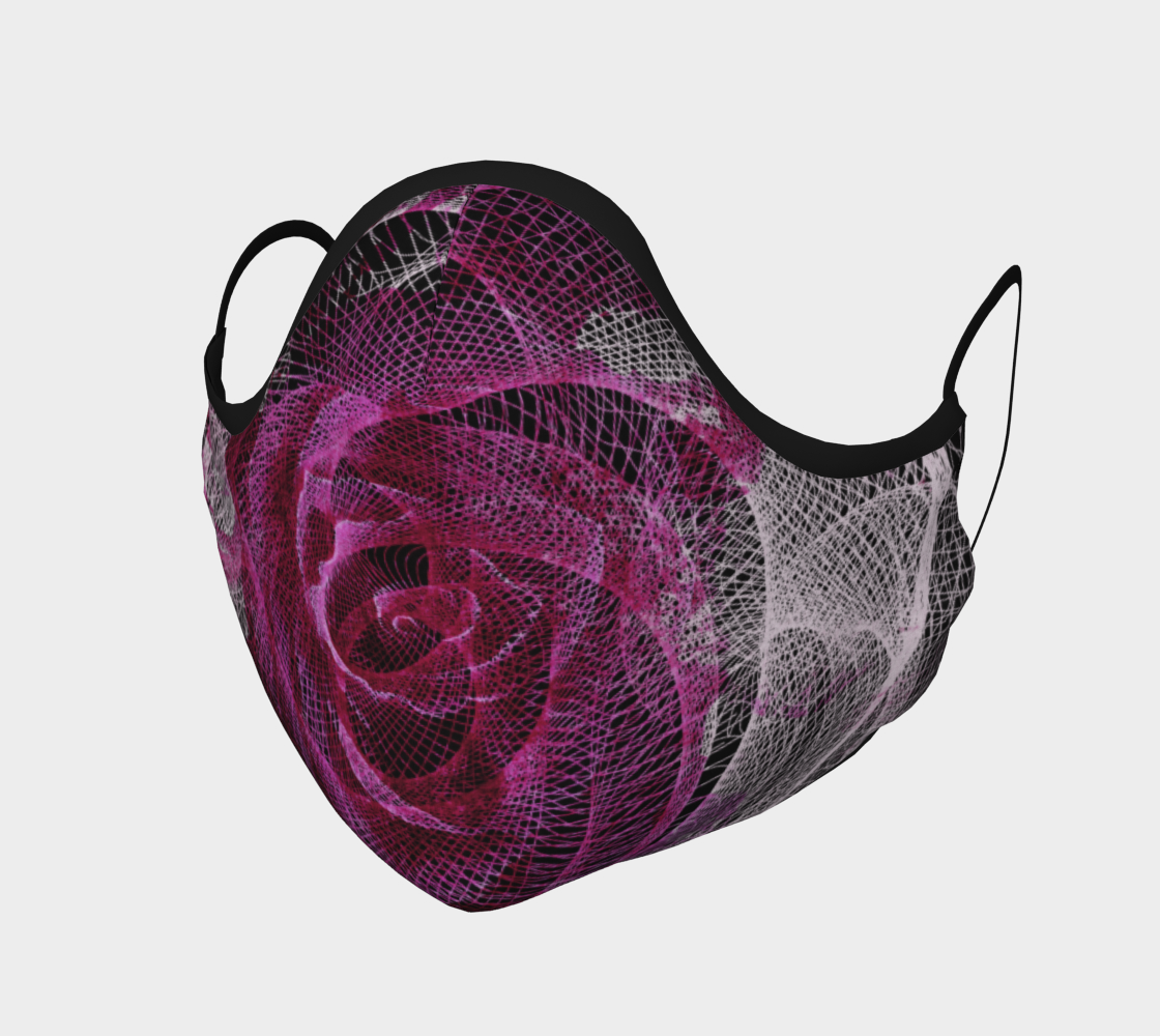 Rose Spiral Face Covering preview #1