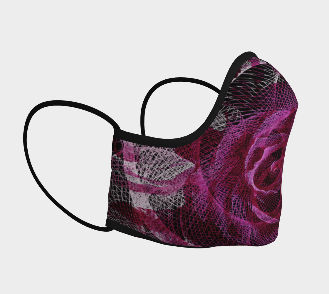 Rose Spiral Face Covering preview #3