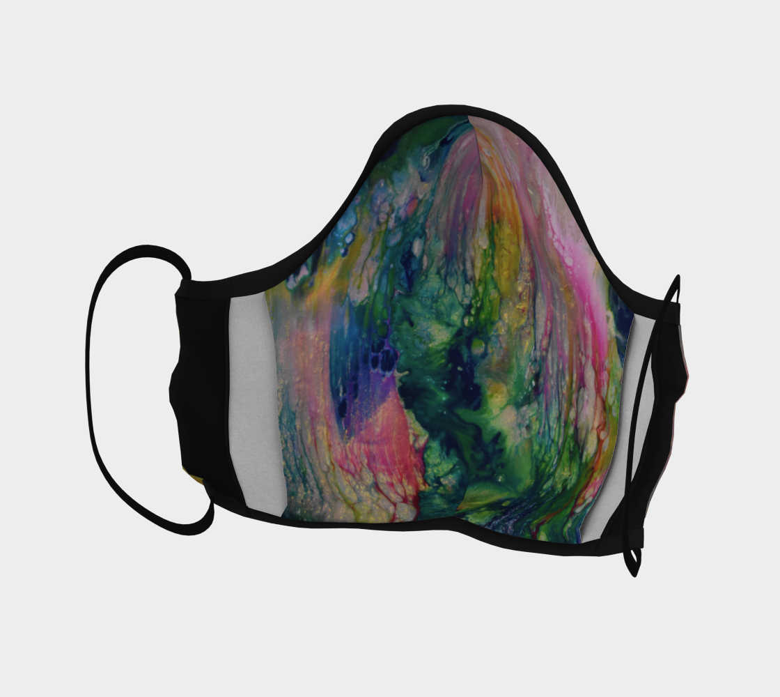 Aperçu de Couvre-visage Arc-en-ciel doré #4