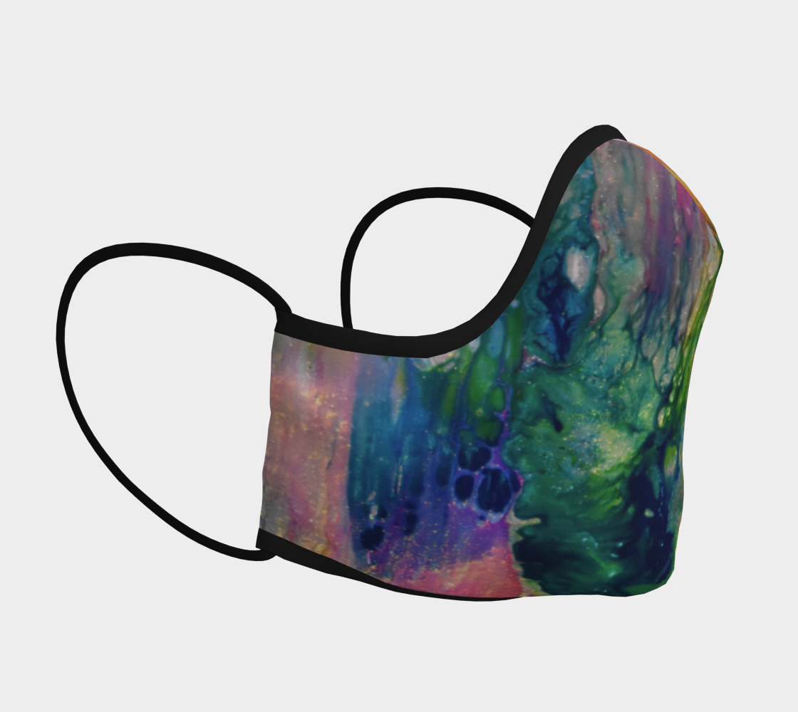 Aperçu de Couvre-visage Arc-en-ciel doré #3