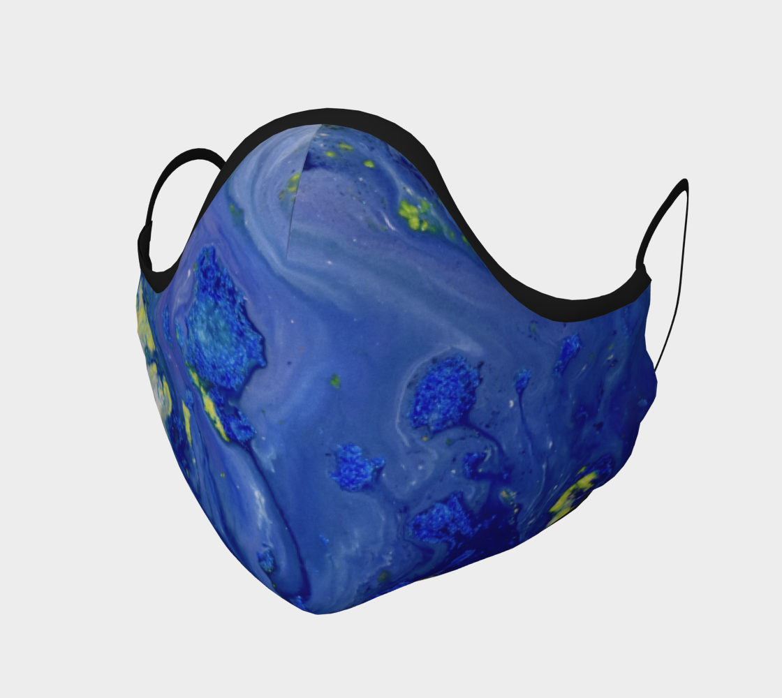 Aperçu de Blue Magic flower Mask