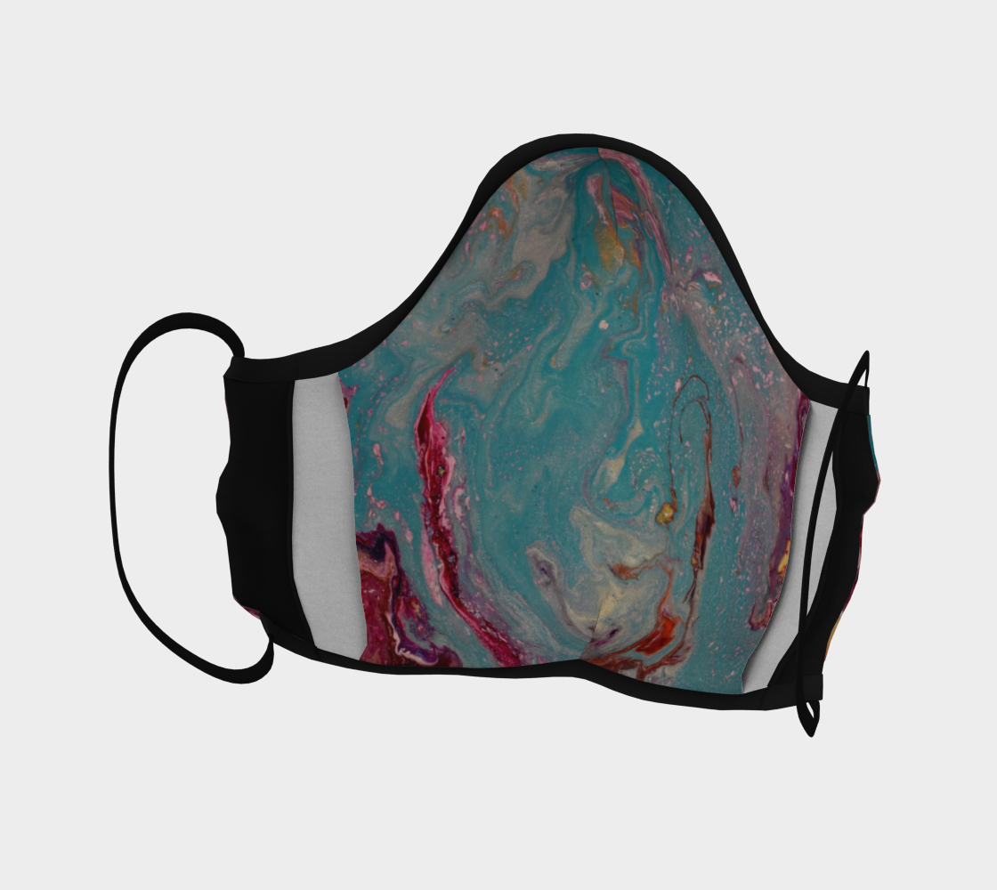 Aperçu de Couvre-visage petite folie turquoise #4