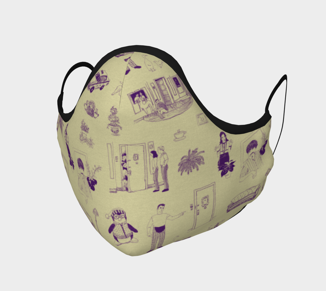 Aperçu de Friends Toile Face Mask