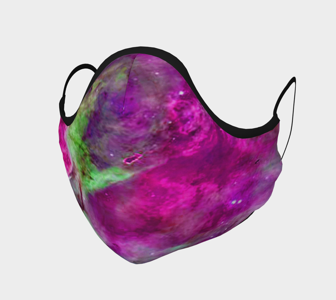 Aperçu de Face Mask Eta Carinae Nebula Enhanced Purple, AOWSGD