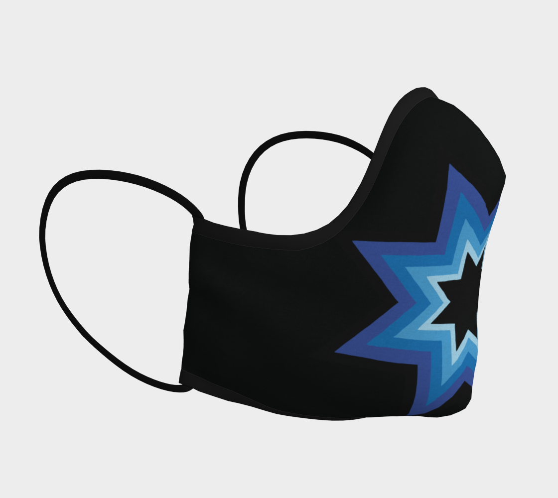 Aperçu de blue star mask #3
