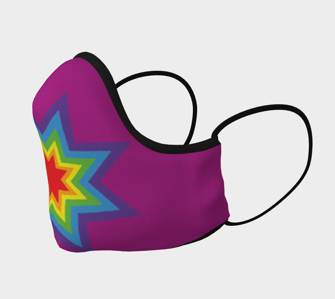 Aperçu de purple rainbow mask #2