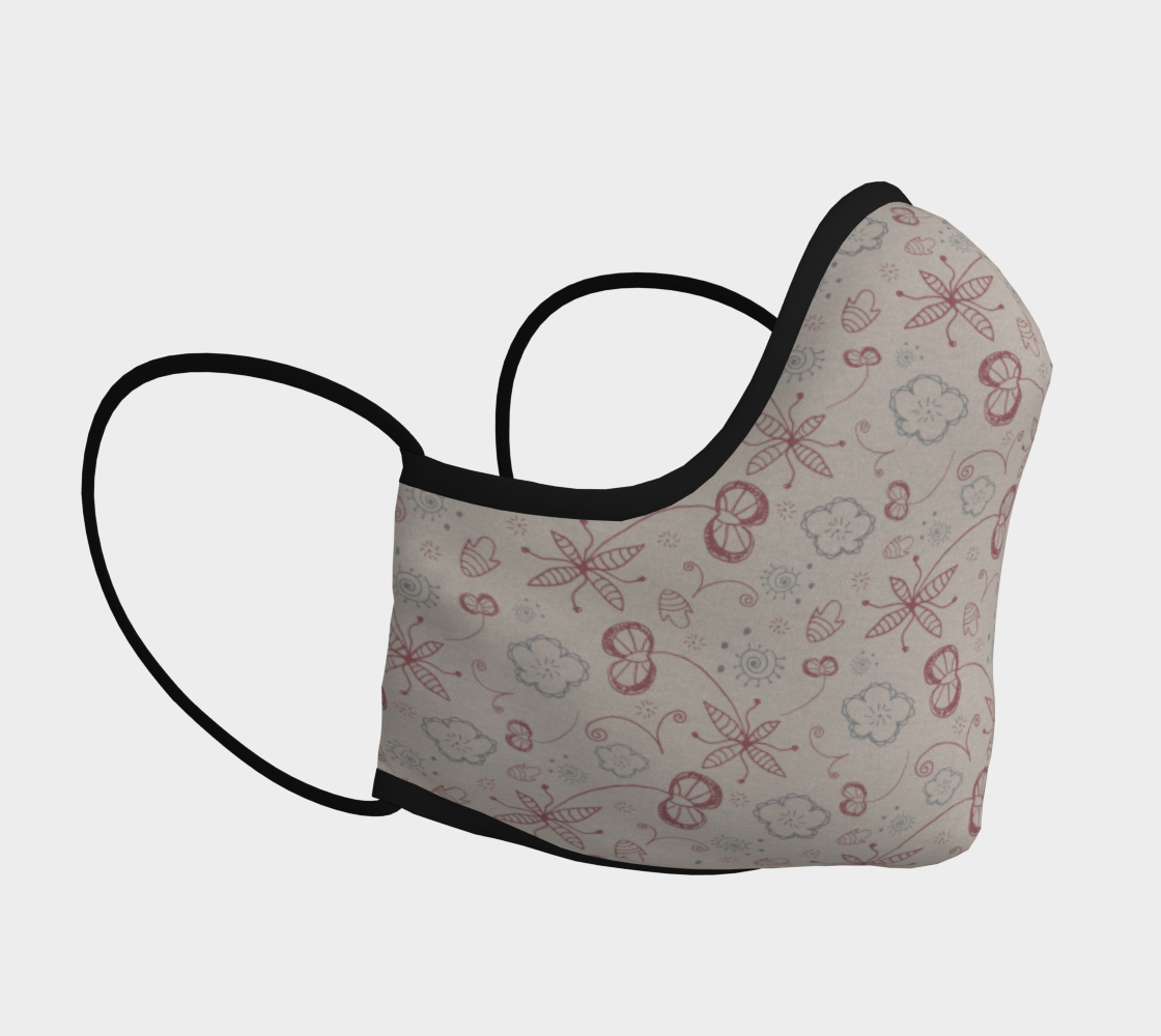 Funky Flowers in Neutrals preview #3