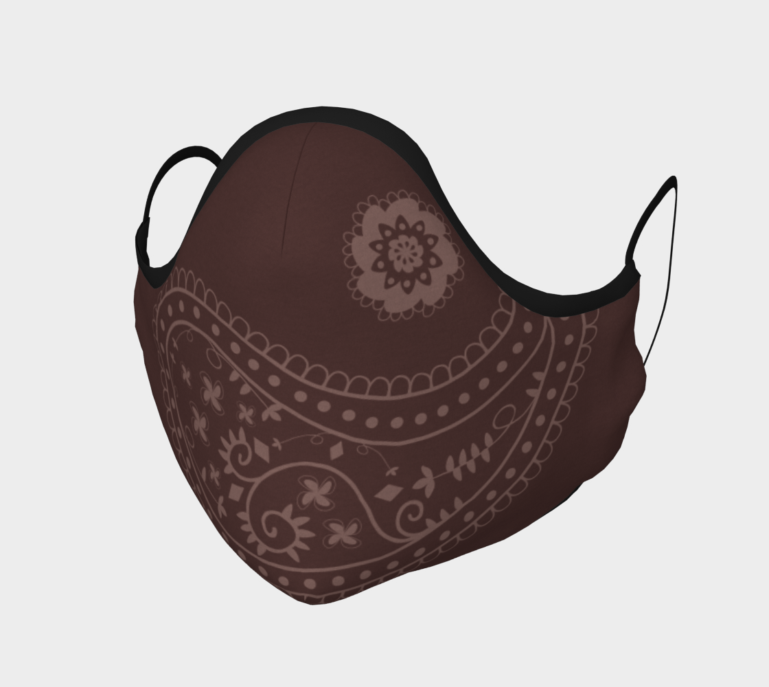 Paisley Chocolate Brown preview #1