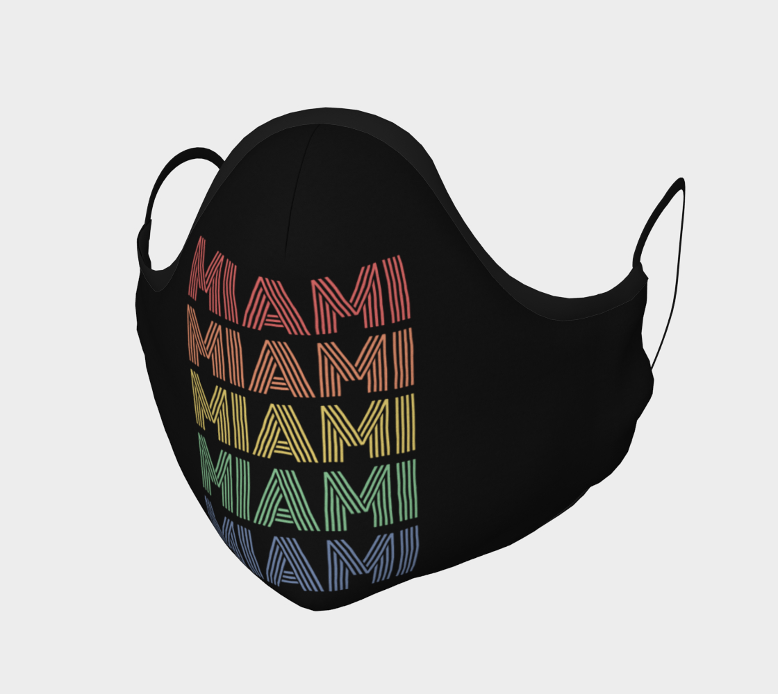 MIAMI FACE MASK Protective Face Mask by VCD © preview