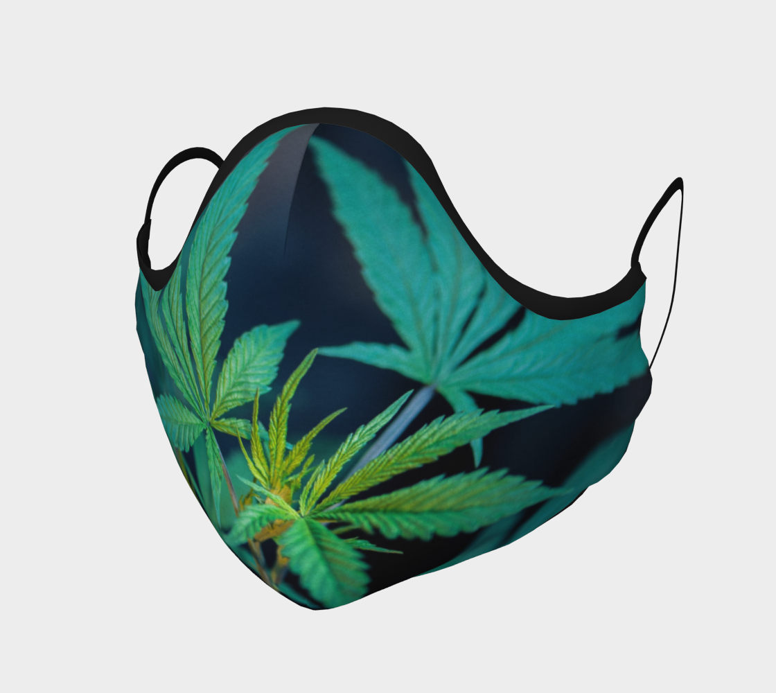 Face Mask - Cannabis Leaves preview