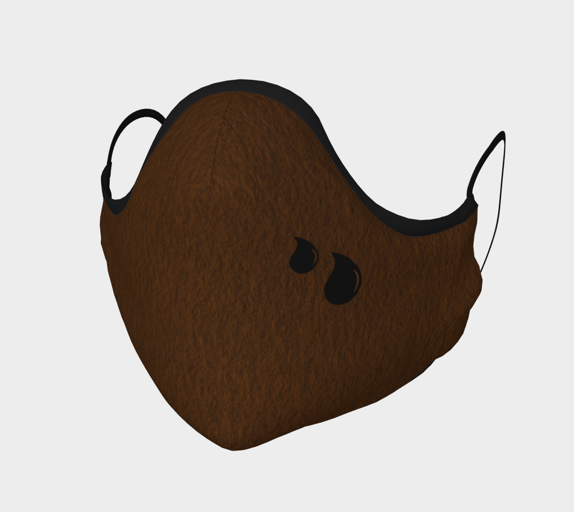 Brown Teardrop Mask preview #1