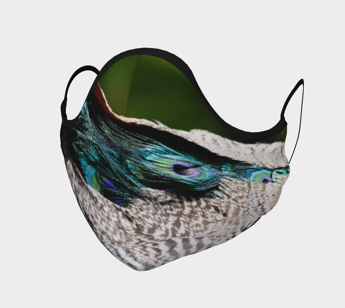 Peacock Feather Face Covering preview