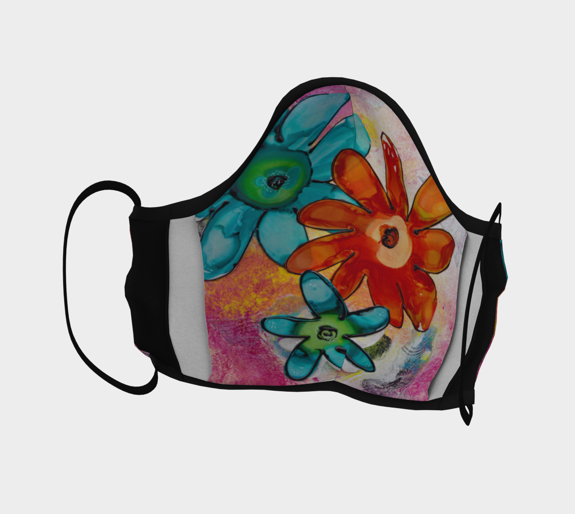THE BRIGHTEST OF FLORALS FACE COVERING preview #4